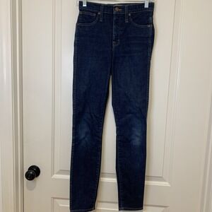 Madewell 10" High- Rise Skinny Dark Wash Women's 25  Jeans